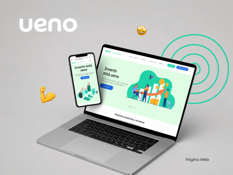 UENO — diseño UX/UI, flujo de usuario