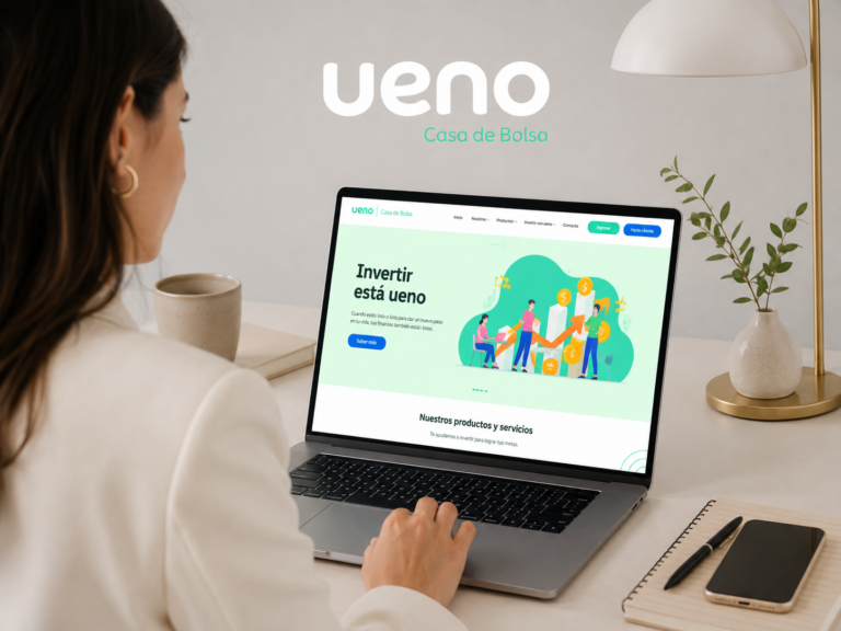 UENO — diseño UX/UI, pantallas finales