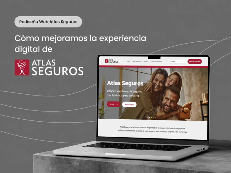 Atlas Seguros — diseño web | Boceto