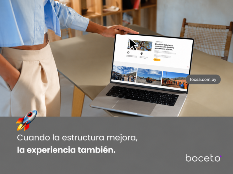TOCSA — diseño y desarrollo web | Boceto